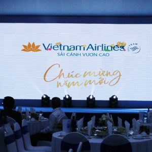 Set Up Thiết Bị Sân Khấu Tổ Chức Lễ Chúc Mừng Năm Mới 2019 Cho Việt Nam Airline