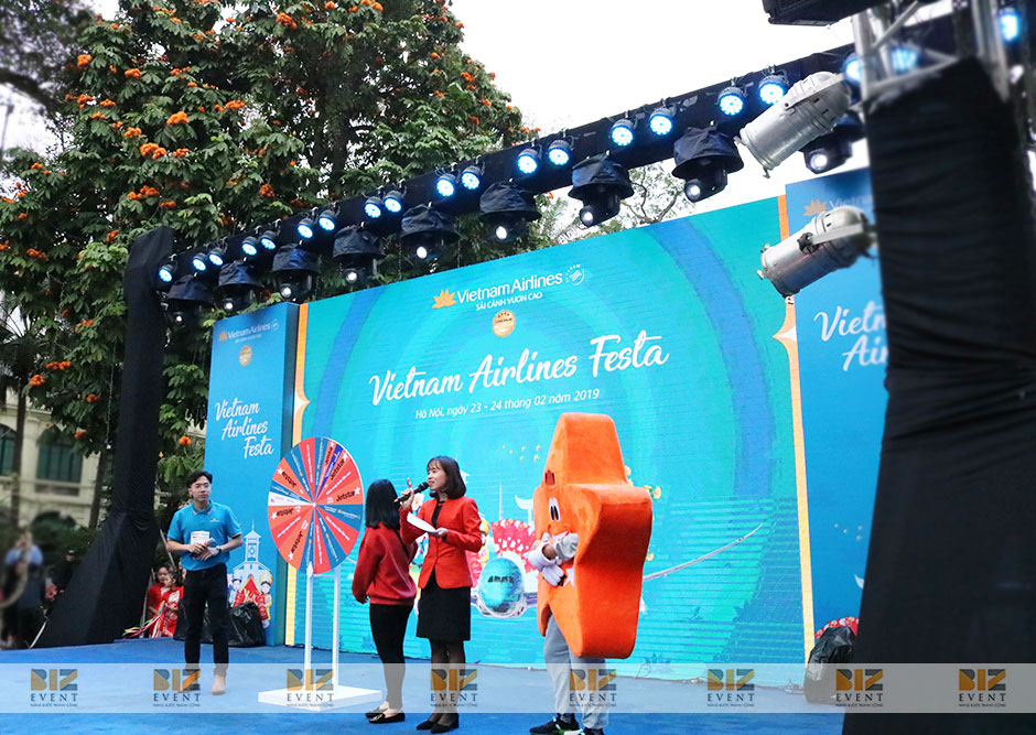 âm thanh ánh sáng sự kiện Vietnam Airline Festa 2019
