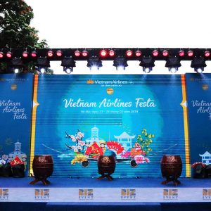 Lắp đặt Thiết Bị Sự Kiện Tổ Chức Lễ Hội Vietnam Airline