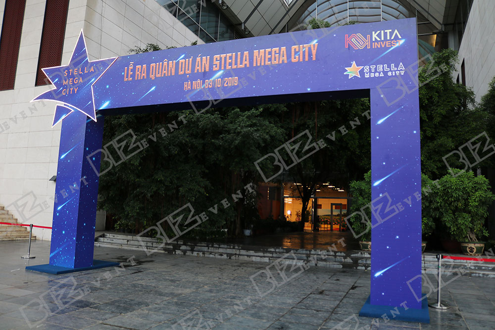 âm thanh ánh sáng tổ chức lễ ra quân dự án stella mega city7