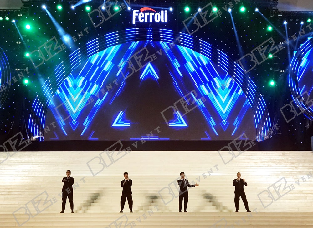 Cung cấp âm thanh ánh sáng tổ chức lễ kỷ niệm 15 năm thành lập Ferroli3